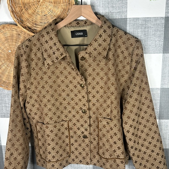 Collar Floral Jacket Blazer - Picture 2 of 6